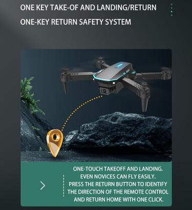 Tong Li HD Aerial Drone with Screen Remote Controller, Crash-Resistant Unisex Kids RC Quadcopter Toy, 1 Battery, Long Endurance, Headless Mode, Cool Stunts, 1-Key Takeoff & Landing, No Camera, Ideal Christmas & Birthday Gift, 【No Camera】Crash Resistant On