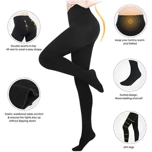 Women Shapewear Compression Leggings Leg Slimming Body Shaper Middle Waist Tummy Control Panties Thigh Sculpting Slimmer