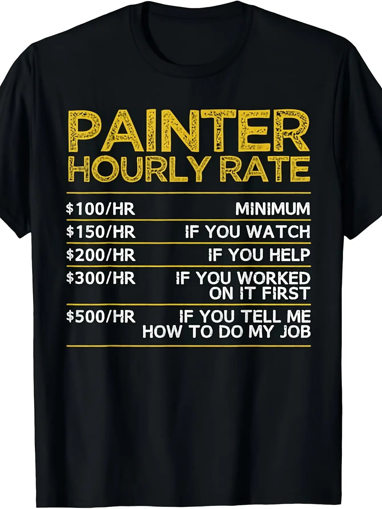 Men's  Women's Retro Painter Art T-Shirt - 220gsm