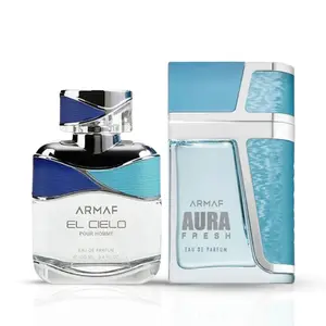 El Cielo & Aura Fresh Eau de Parfum Sprays 100ml (3.4 oz) by Armaf (Bundle)