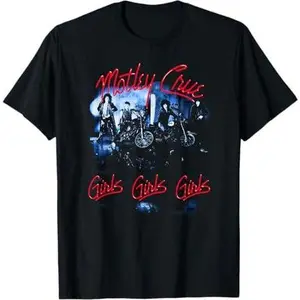 Mötley Crüe - Girls Girls Girls Tracklist T-Shirt