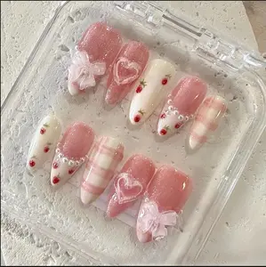 Best-Sellers Press On Nail Collection - Reusable Fake Nails Kit with Long-Lasting Glue & Easy Peel-Off Remover for Daily & Party Use