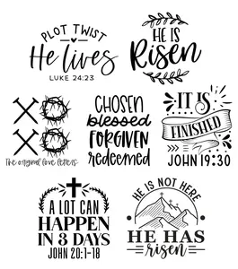 Religious Easter Laser Engraved Sleeves