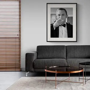 Daniel Craig Portrait Iconic James Bond Print - , 007 , Print, Poster,Film Poster