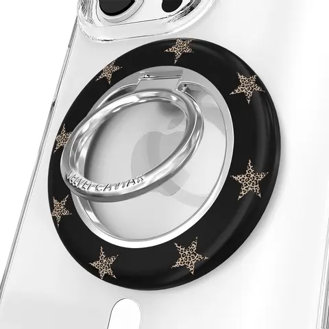 Rockstar Girlfriend MagSafe Magnetic Grip Ring - Fashion Costume Jewelry Smartphone Magnetic Holder with Secure Hold, Magsafe Compatible Mobile Accessory