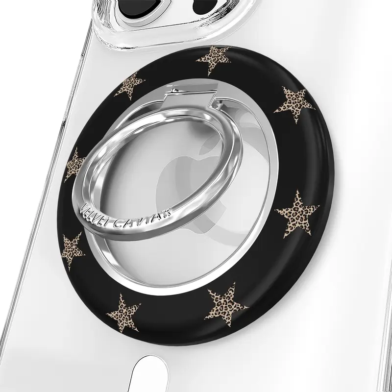 Rockstar Girlfriend MagSafe Magnetic Grip Ring - Fashion Costume Jewelry Smartphone Magnetic Holder with Secure Hold, Magsafe Compatible Mobile Accessory