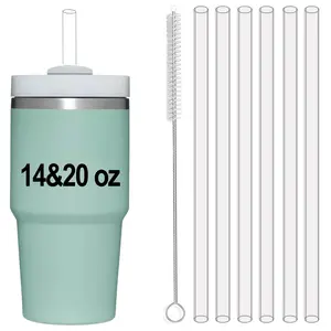 Straws for Stanley Cup, Straw for Stanley Cup 40OZ 30OZ 20OZ 14OZ, Replacement Straw for Stanley Tumbler, Reusable Straws