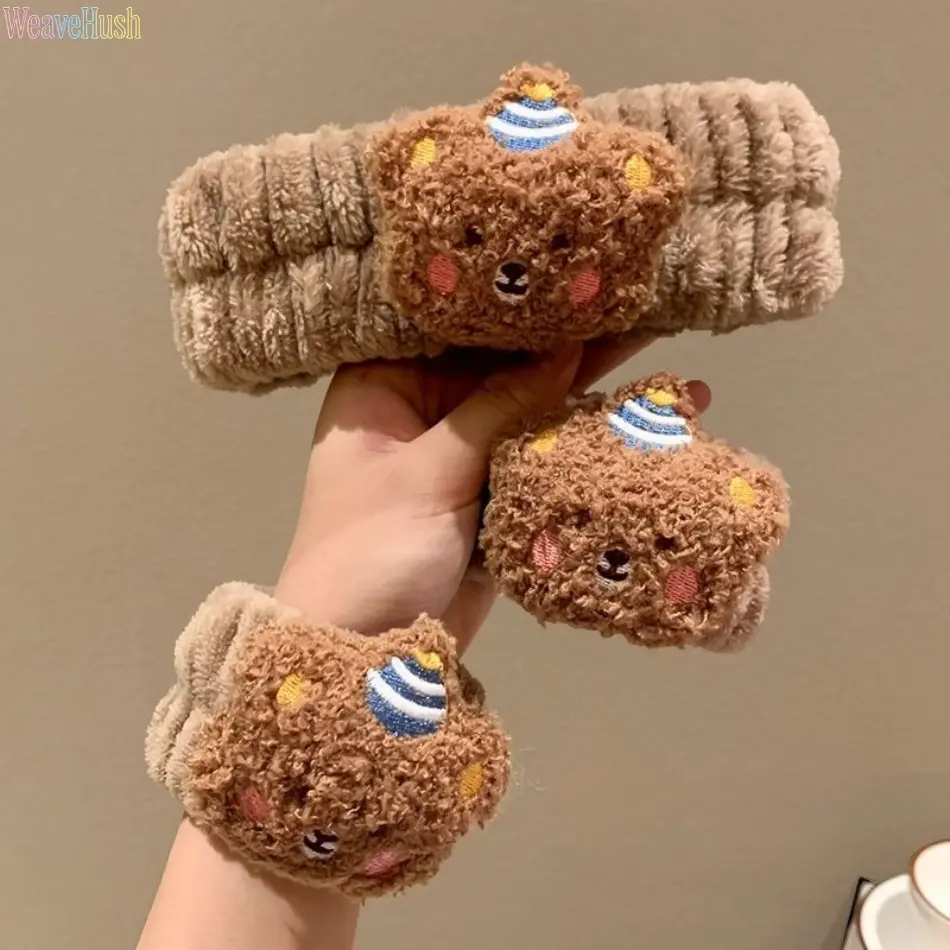Unisex Soft Elastic Wristbands for Face Washing, 2-Piece Adjustable Splash-Proof Set for Women's Self Care & Spa Accessories, Adjustable Wristband