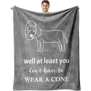 Get Well Gifts for Men/Women, Get Well Gifts After Surgery, Gift for Recovery After Surgery, GetWellSoon/Feel Better Gift for Men/Women/Teenage Boys Throw Blanket 60" x 50"