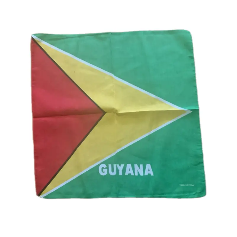 Guyana Flag Bandana - Authentic Design with Vibrant Colors and Durable Material for Everyday Use Unisex