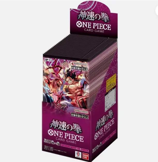 One Piece Card Game Godspeed OP11 Fist A Fist of Divine Speed BOOSTER Box -  OP-11 in Japanese - TikTok Shop