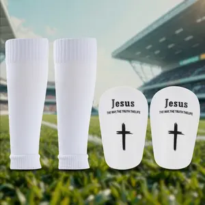 Professional Football Sports Gear Set, Includes Socks, Soccer Cleats & Shin Guards, Perfect for Outdoor Sports, Soccer, Basketball Enthusiasts