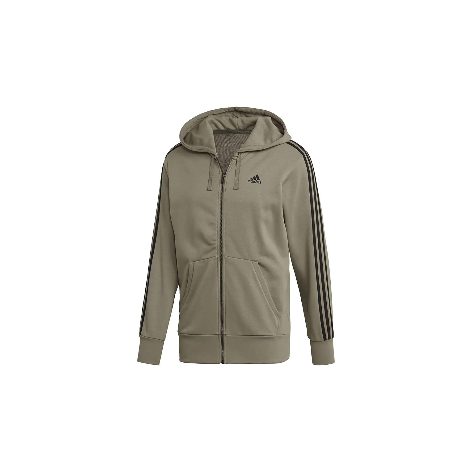 Essentials 3-Stripes Hoodie "Trace Cargo / Black" CZ7362
