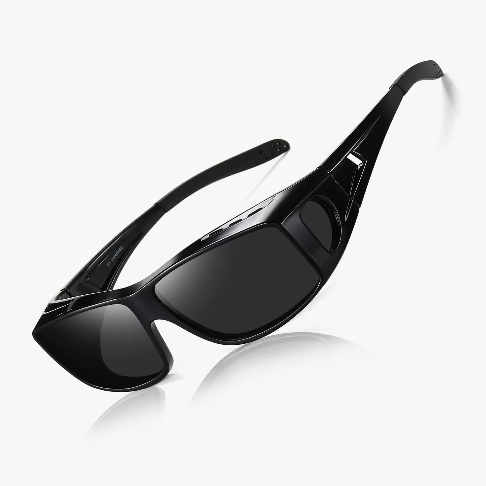SummerVibes LNNCCD Over  Polarized Sunglasses for Women & Men UV400 Protection TR90 Frame TAC Lens Prescription Compatible Sun glass