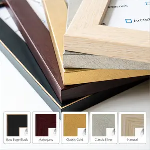 5x5 Inch Minimalist Decorative Picture Frame – Regular Glass Photo Frame with Saw tooth hanger for Wall Decor or Room Display