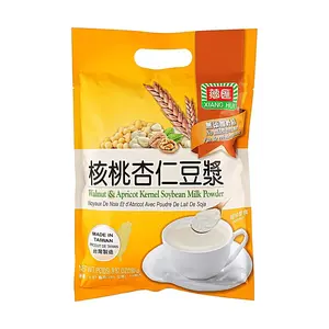 XIANG HUI Taiwan Walnut Almond Soy Milk Drink - 10 Packets (280g) - Nutritious Breakfast Beverage, No Creamer Added, Healthy Vegan Option