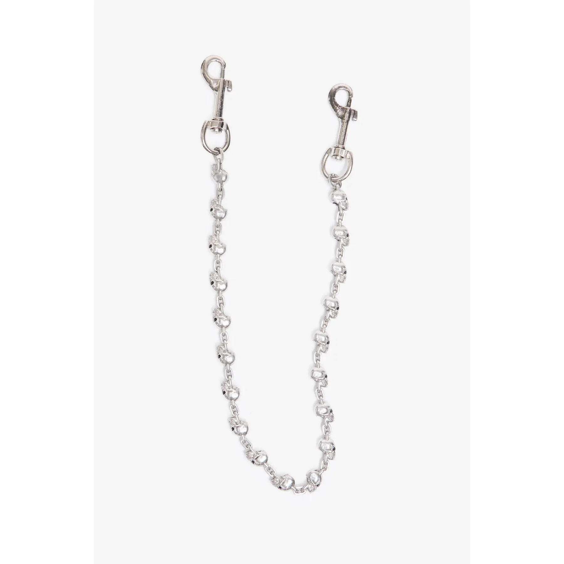 Skull Wallet Chain - Silver