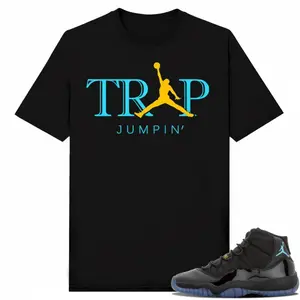 Gamma Blue 11s Sneaker Match Tees Black Trap Jumpin Unisex Streetwear
