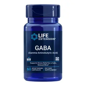 Life Extension GABA 60 Vegetarian Capsules