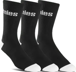 STENCIL ICON SOCK 3-PACK Cotton Jacquard