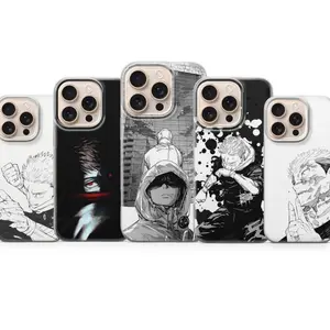 Yuji Itadori Phone Case Jujutsu Kaisen Manga Cover for iPhone 17, 16, 15, 14, 13, 12, 11, X & Galaxy.