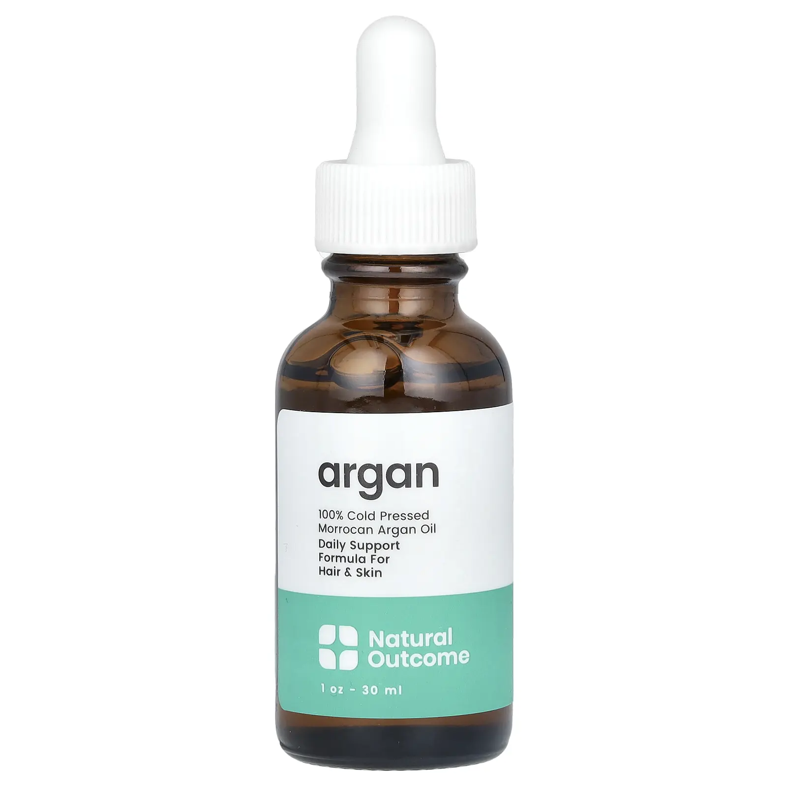 Natural Outcome 100% Cold Pressed Morrocan Argan Oil, 1 oz (30 ml)