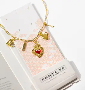 Heart Phases Charm Bracelet - Gold