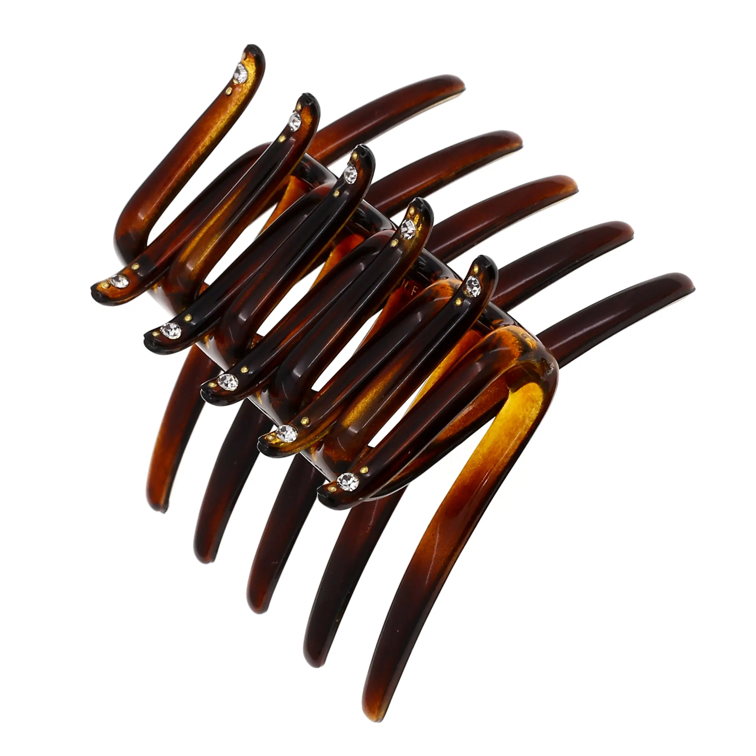 Camila Paris Hair Side Combs Interlocking Hair Combs with Swarovski Crystals
