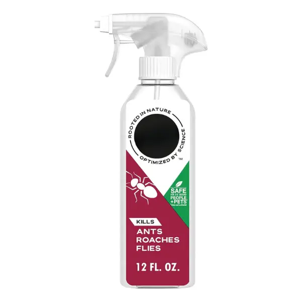 Kills Ants, Roaches And Flies: Plant-Based Active Ingredient Bug Spray, Botanical Insecticide For Indoor And Outdoor Use; 12 fl oz (Pack Of 1)