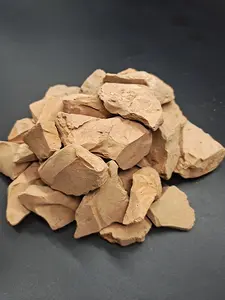Top Rated Roasted Red Clay Chunks Crunchy Non-sticky Edible Cosmetic Grade 7o/z200g Pure Natural Mineral Clay for DIY Beauty Masks & Crafts