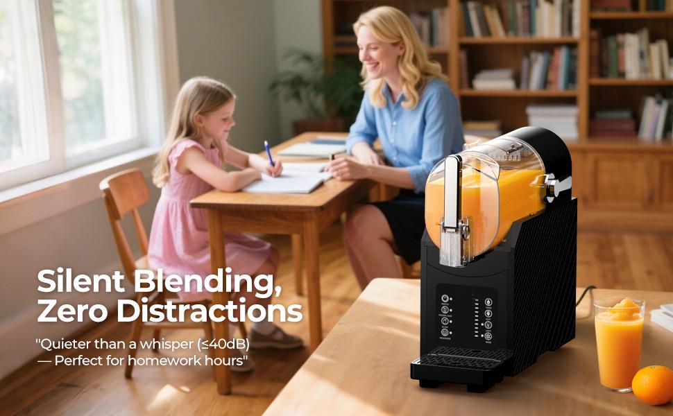 COWSAR Slushie Machine with Self-Cleaning, 3 Preset Programs Slushie Maker, Professional Slushy Machine for Home, No Ice Needed Frozen Drink Maker for Margaritas & Milkshakes Smoothie