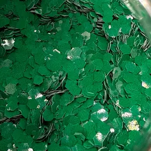 Reese & Riley Co. Lagoon - Premium Deep Green Matte Glitter Chunky Mix for Resin Art Tumblers Nails Freshies Slime DIY Crafts Kids Art Projects