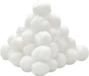 Reusable 3.1 lbs Pool Filter Balls, Pool Fiber Filter Media Balls for Swimming Pool Sand Filter, Replace 100 lbs Filter Sand, Lasts for Several Seasons, White