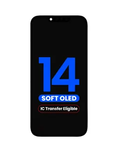 Soft OLED Display Assembly for iPhone 14 A2649 A2881 A2884 A2883 A2882 Full HD IC Transfer Eligible Replacement Screen