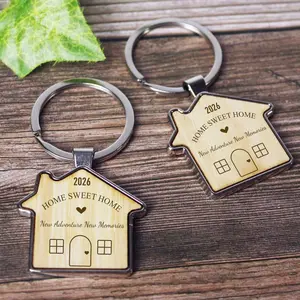 Home Sweet Home Keychain Our First Home Couples Keyring House Warming Key Chain Moving House Gift New Home Keyrings Gift for Homeowner Gift for New Couple 2026 New Home Souvenir Gift