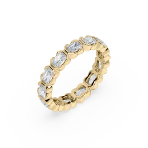 Muse East West Lab Grown Radiant Diamond Eternity Band