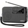 Mini Portable Am Fm Radio Player, 2aa Battery Powered, Telescopic Antenna, Loud Speaker & Headphone Jack, Ideal for Camping & Hiking