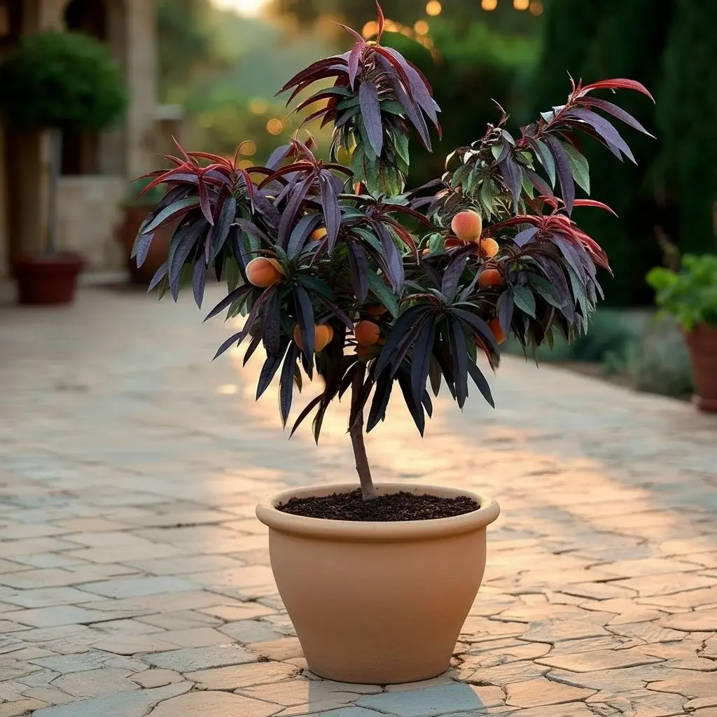 Bonfire Patio Peach Tree