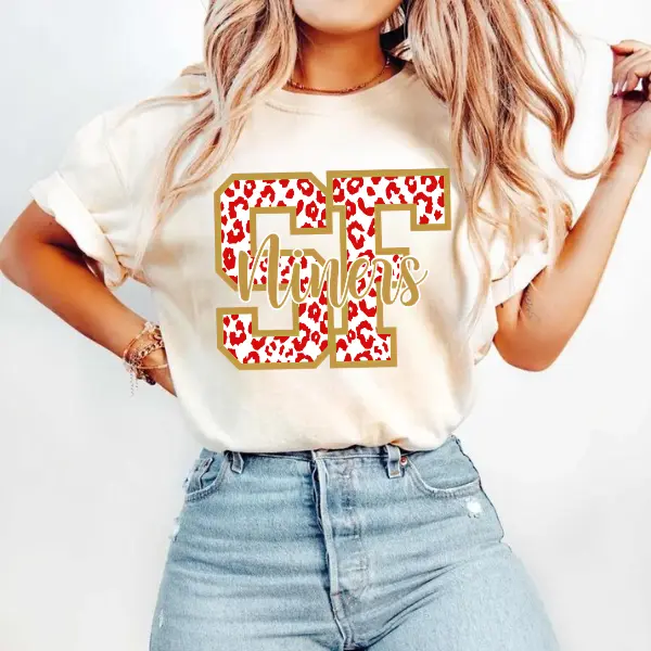 [Comfort Color 1717] 49ers Football T-Shirt, American Football Shirt, San Francisco Football Shirt, 49ers Football Fan