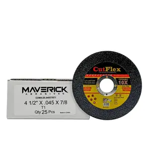 Combat Abrasives | Cut Off Wheel 4.5" X .045" x 7/8" Type 1 - 25 Pack