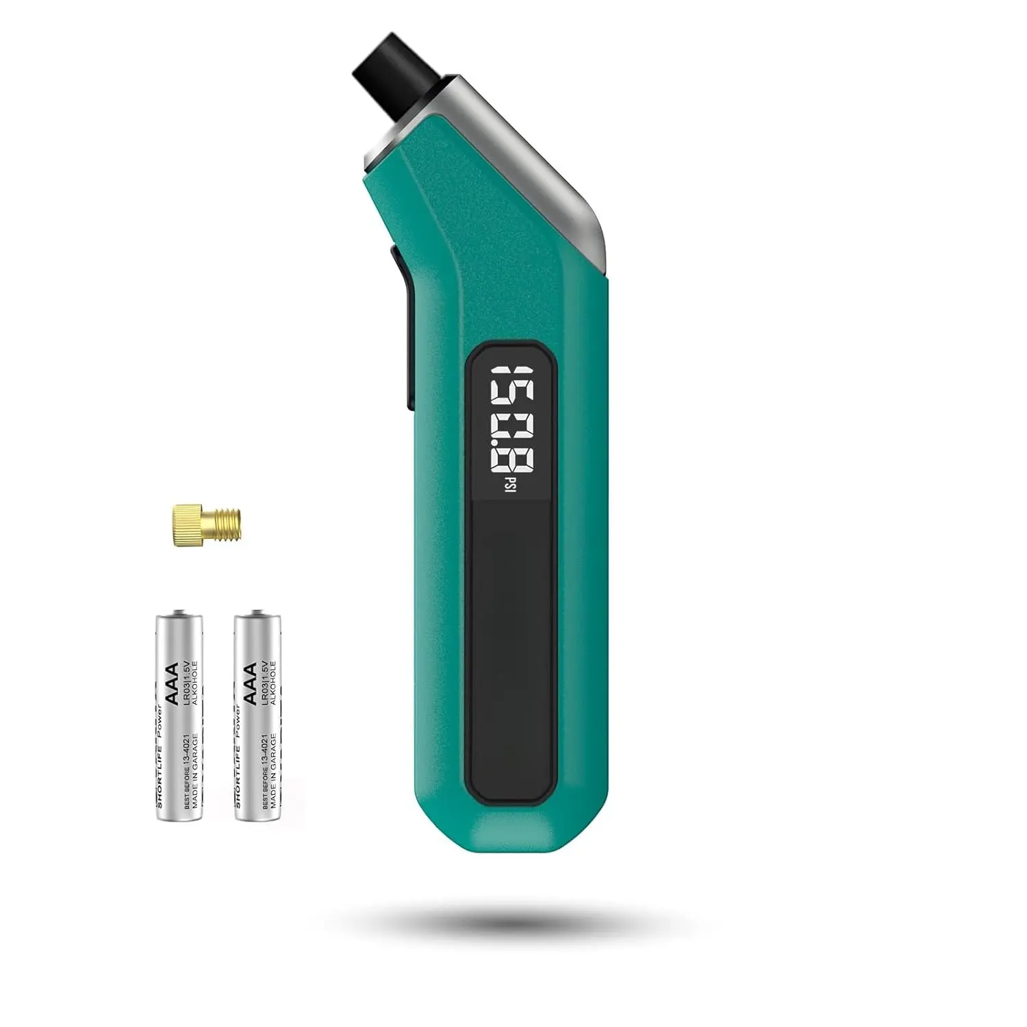 T300 Plus Tire  Gauge 200 PSI, Digital Tire Gauge with Bright LED Display, Tire Gauges for Tire  with Presta Valve Adaptor (Dark Cyan)