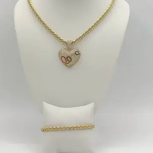 Rodriguezjewelry # 1671 Necklace (20 inches ) # 1672 Bracelet (8 inches) # 1994 Pendant