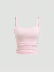 Women Camisole Waist Cincher Cami Slim Fit Singlet Camisole Top Can Be Worn As Inner Or Outer Layer