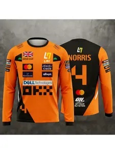 Racing Long Sleeve T-Shirt 2025, Breathable Sports Tee for Cycling, Mountain Bike & Outdoor Activities