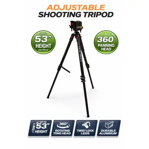 Bog Hunting 1099442 59" Clamping Lightweight Aluminum Legs "Death Grip" Tripod