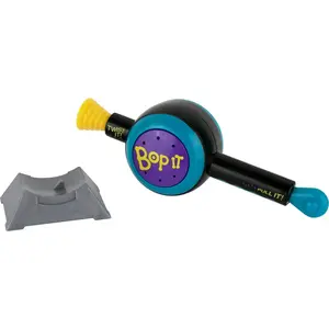World’s Smallest Bop It! – Mini Electronic Reflex Game – Fast-Paced Handheld Challenge – Multiplayer Toy for Kids & Adults – Classic “Bop It, Twist It, Pull It” Collectible Gift