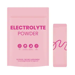 Nature's Gate Peach Flavor Fizzy Electrolyte Powder for Everyday Hydration Essential Therapy Optimum Healthcare Solution Treatment 15 Sticks Dietary Supplement