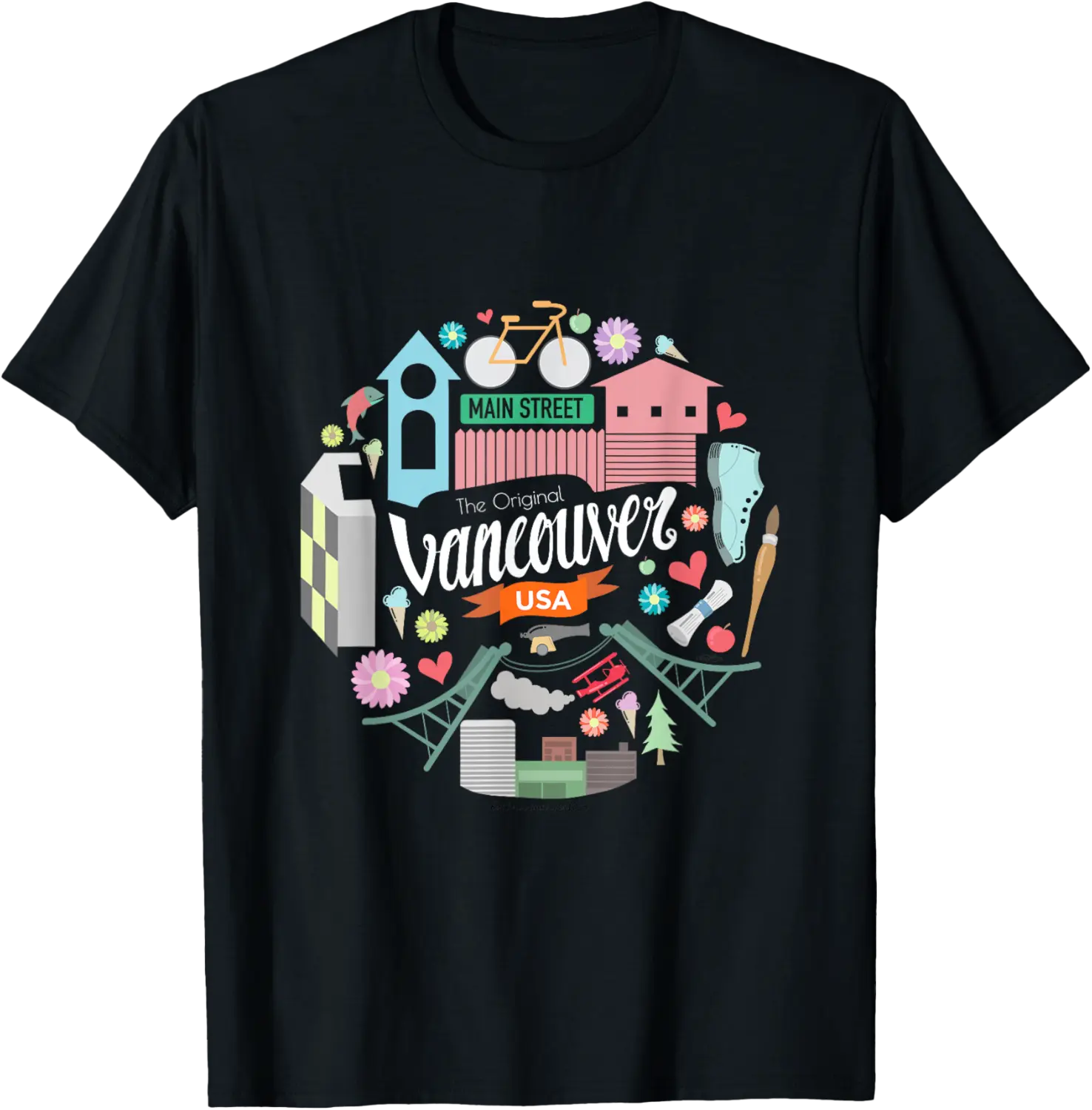 Vancouver USA T-Shirt - Abigaillou Shop 34B09QQJ8KPV