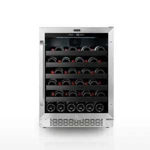 Whynter BWR‑408SB 24″ Built‑In/Undercounter 46‑Bottle Wine Refrigerator – Stainless Steel Trim, Digital Control & Lock
