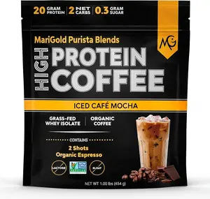 MariGold High Protein Coffee - Iced Café Mocha - 1 Lb Bag MariGold High Protein Coffee - Iced Café Mocha - 1 Lb Bag